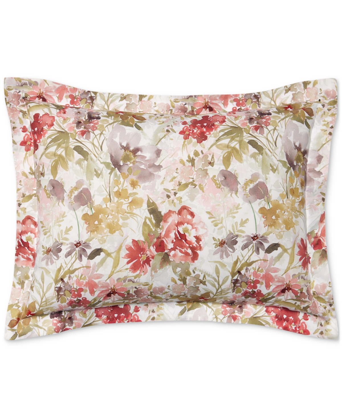 Siena Cotton Sham, King, Exclusively at Macy's - Rose