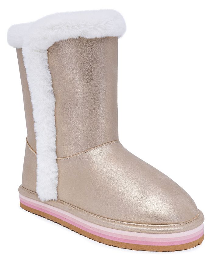 Macy's cheap fur boots