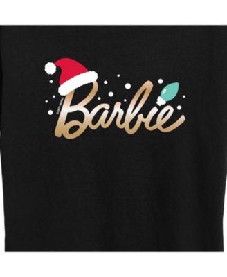 Air Waves Trendy Plus Size Barbie Holiday Graphic T-Shirt