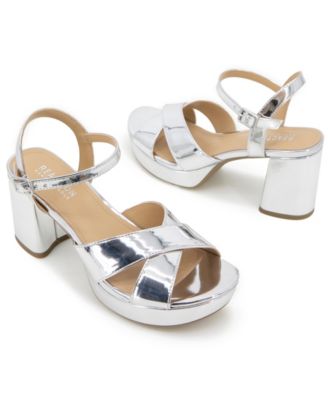 Reeva Criss-Cross Platform Sandals