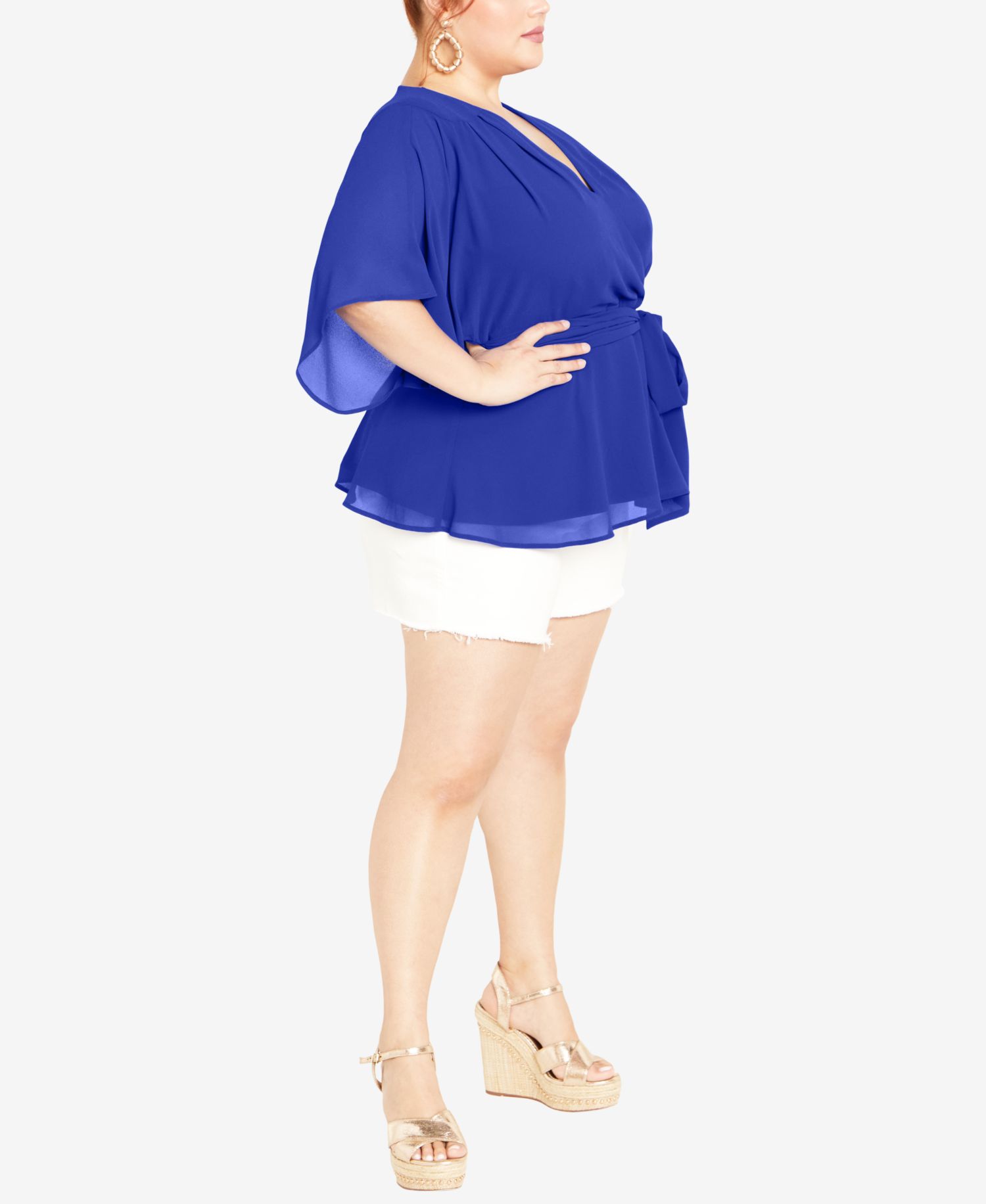 Women's Elegant Wrap Top
