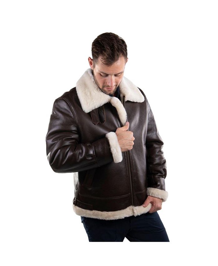 Macy's top sheepskin coats