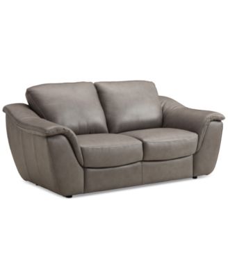 Furniture - Jennard 71" Leather Loveseat