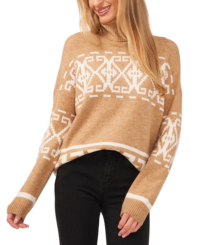 Vince fair top isle turtleneck sweater