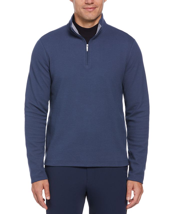 Perry ellis sale full zip sweater