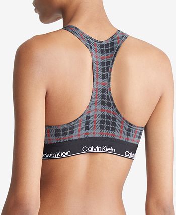 Calvin Klein Women's Modern Cotton Unlined Longline Bralette QF7214 - Macy's