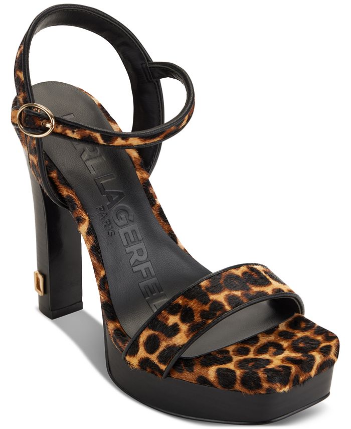 Karl lagerfeld store block heel