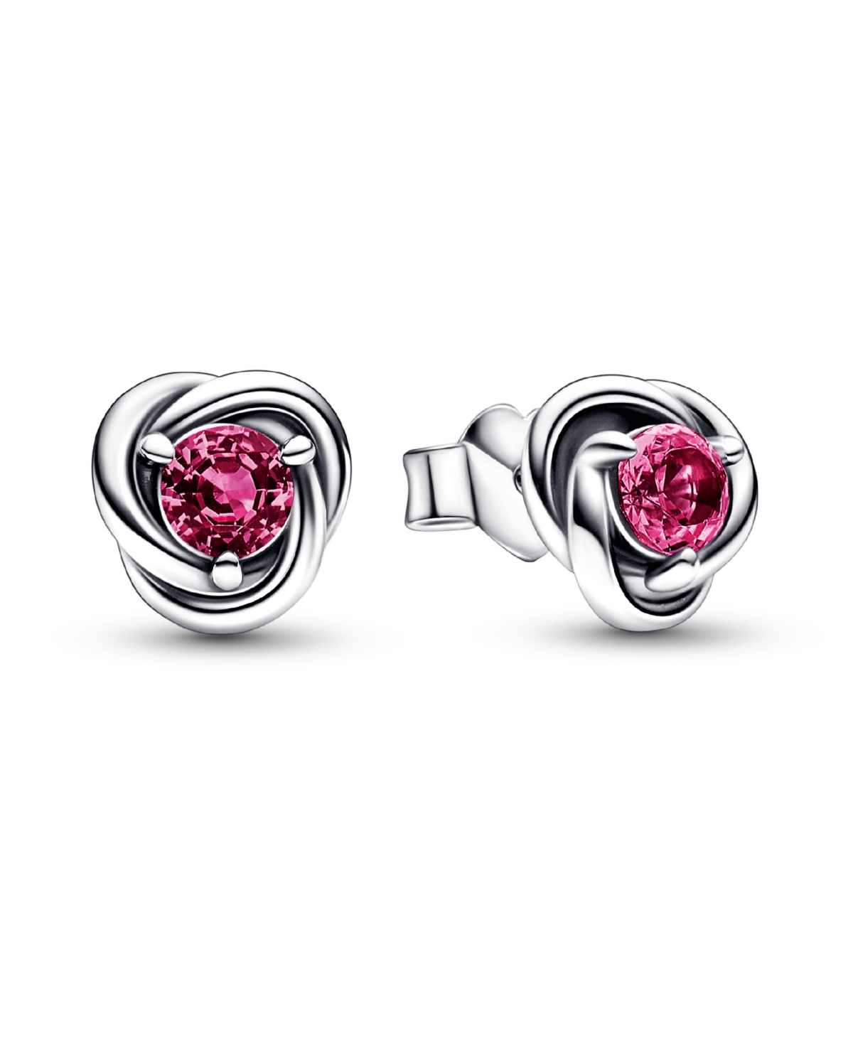 Shop Pandora October Pink Eternity Circle Stud Earrings