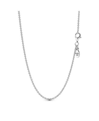 Pandora Moments Sterling Silver Classic Cable Chain Necklace - Macy's