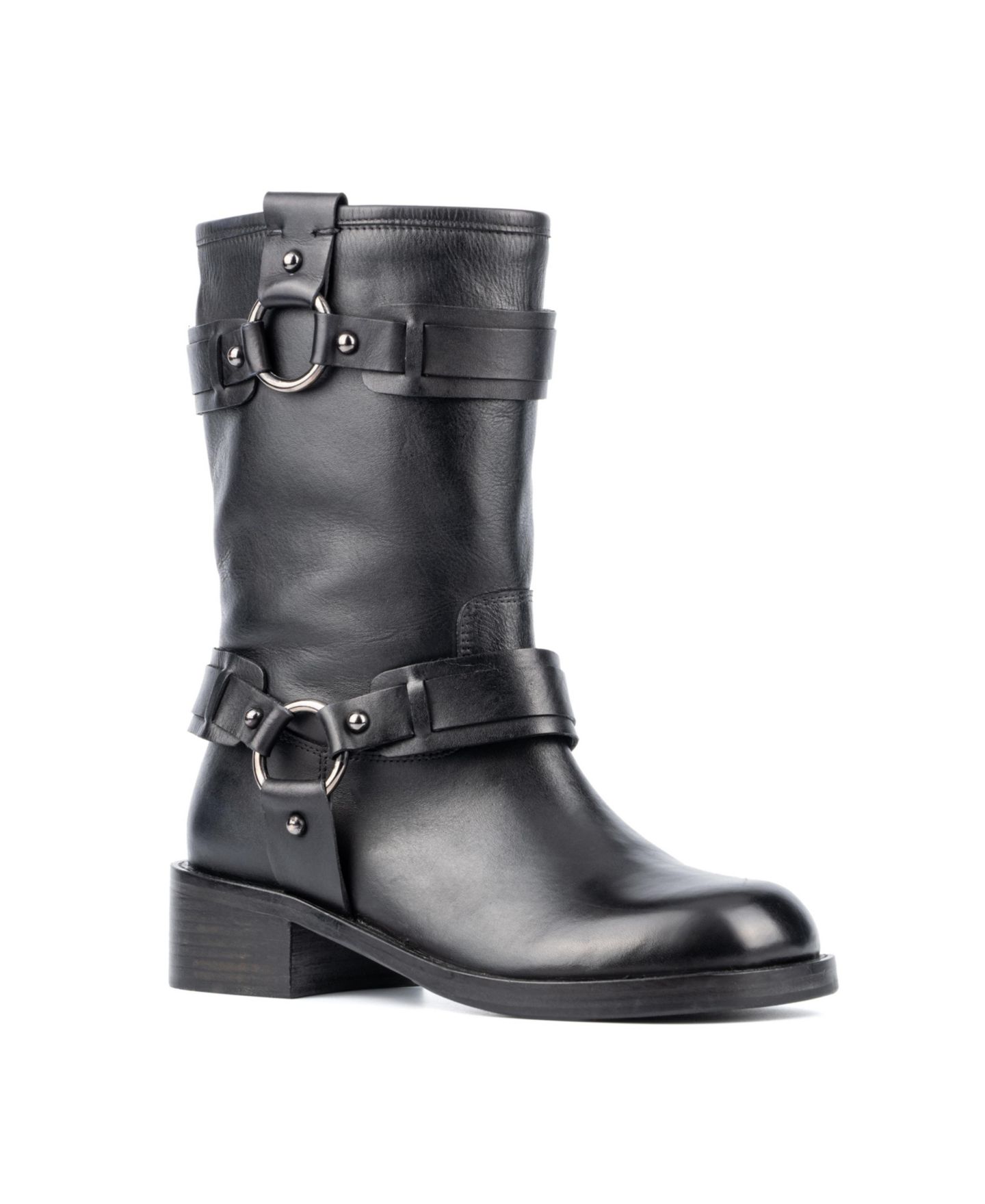 Женские ботинки Vintage Foundry Co Augusta Mid Calf, цвет: Чёрный — фото 1