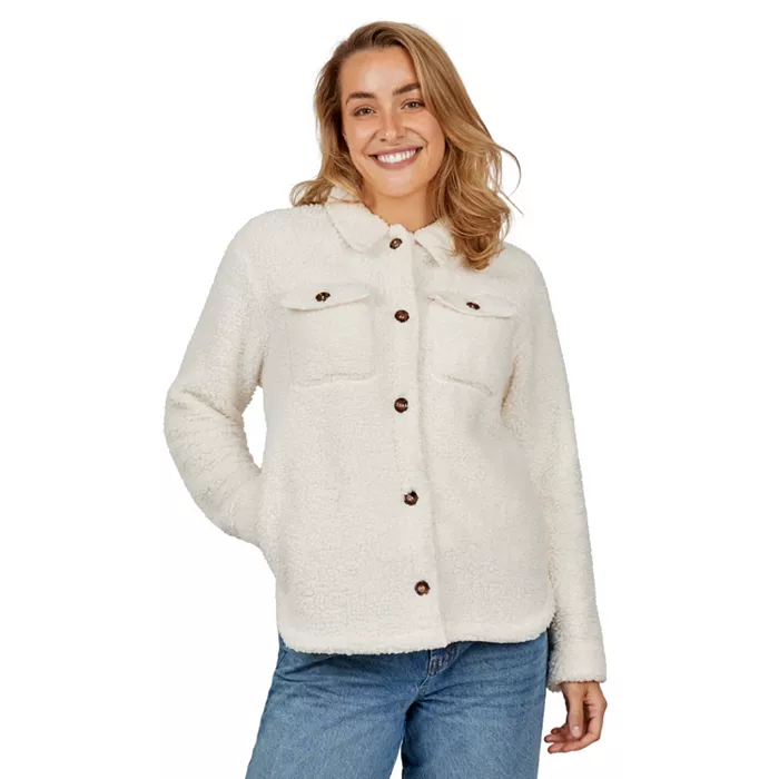 Women's High Pile Shacket - thumbnail 2