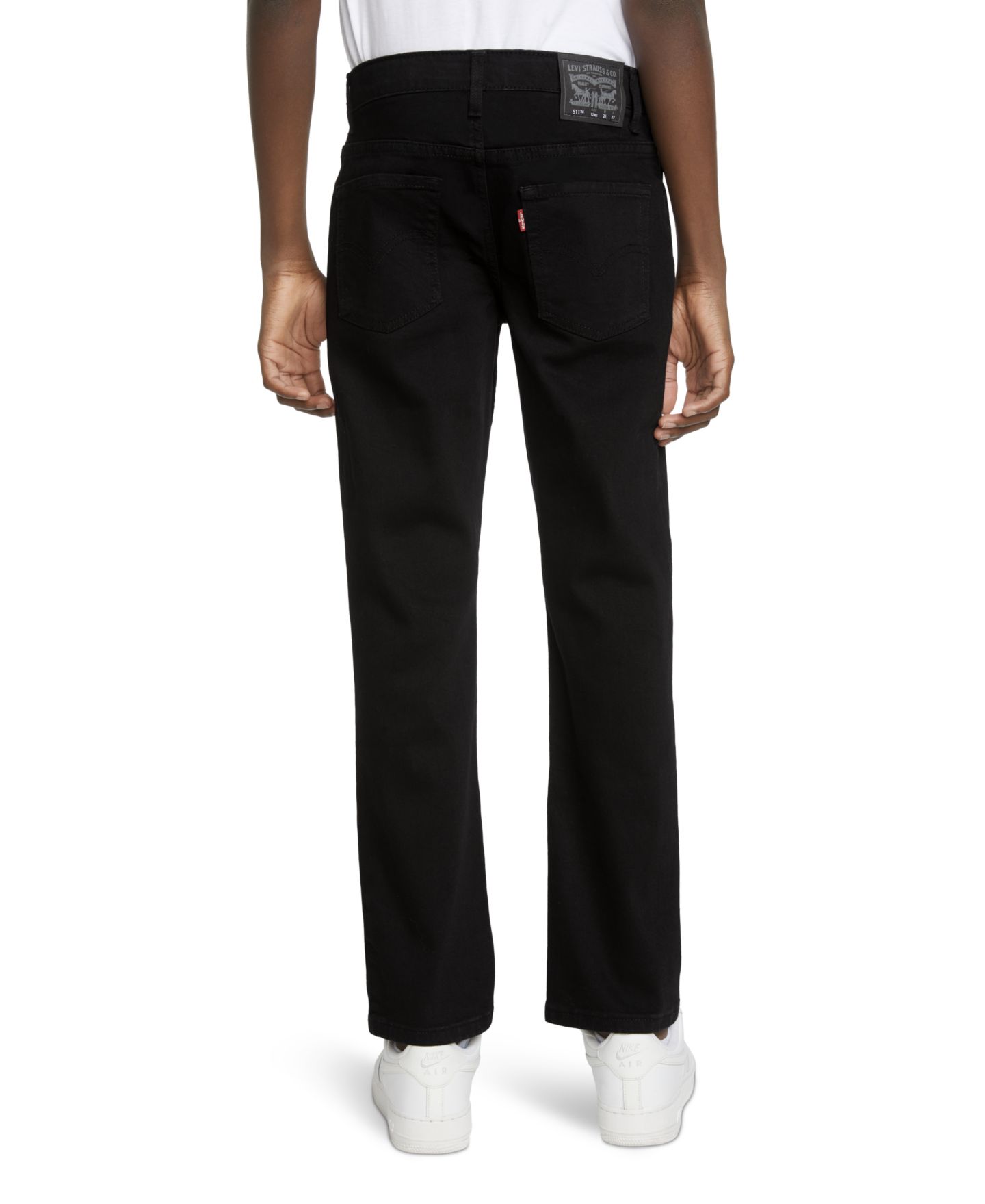 Джинсы Levi's 511™ Slim-Fit Stretch Performance Jeans для мальчиков, цвет: Чёрный — фото 4