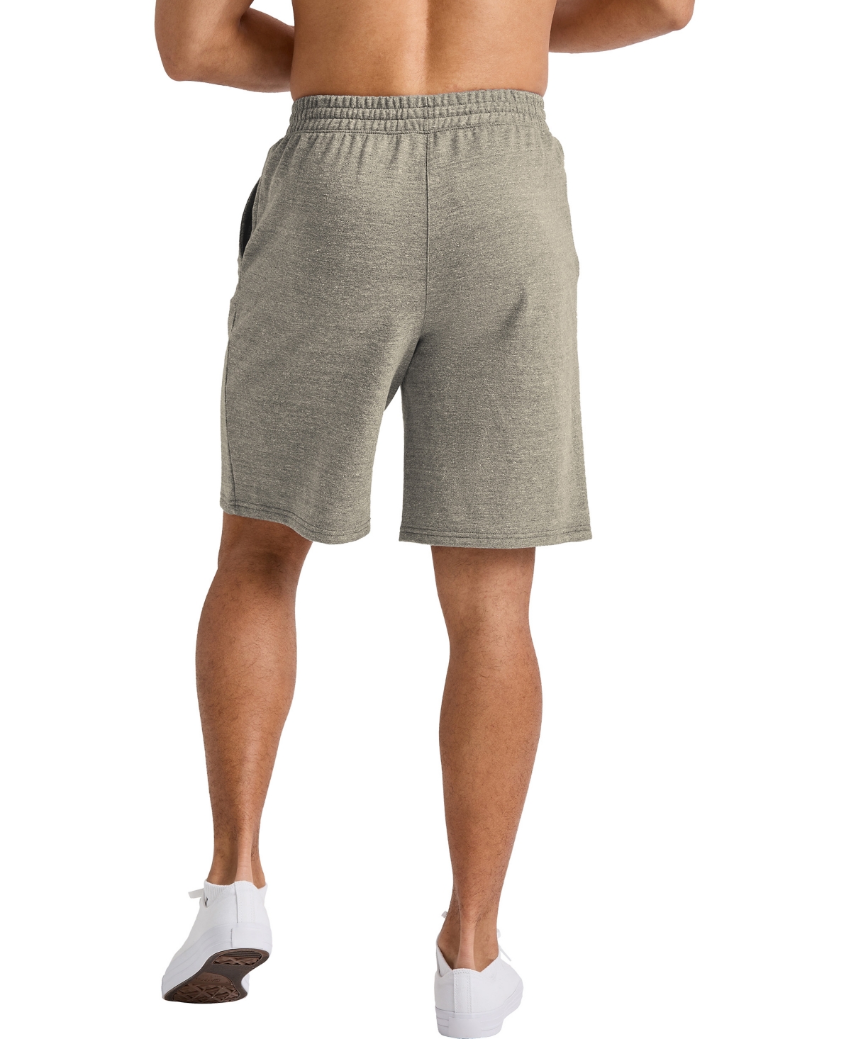 Hanes Men's Tri-Blend French Terry Comfort Shorts - Green 1