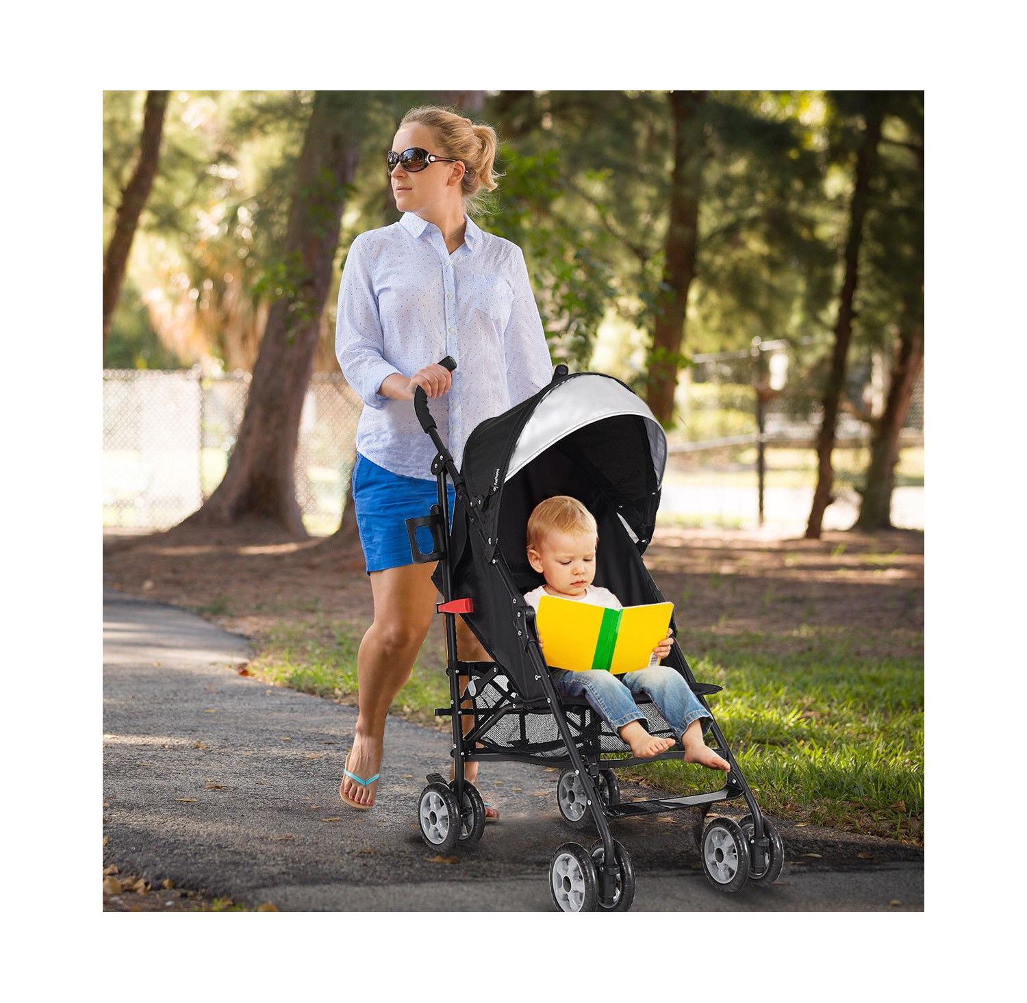 Boys Folding Lightweight Umbrella Travel Stroller