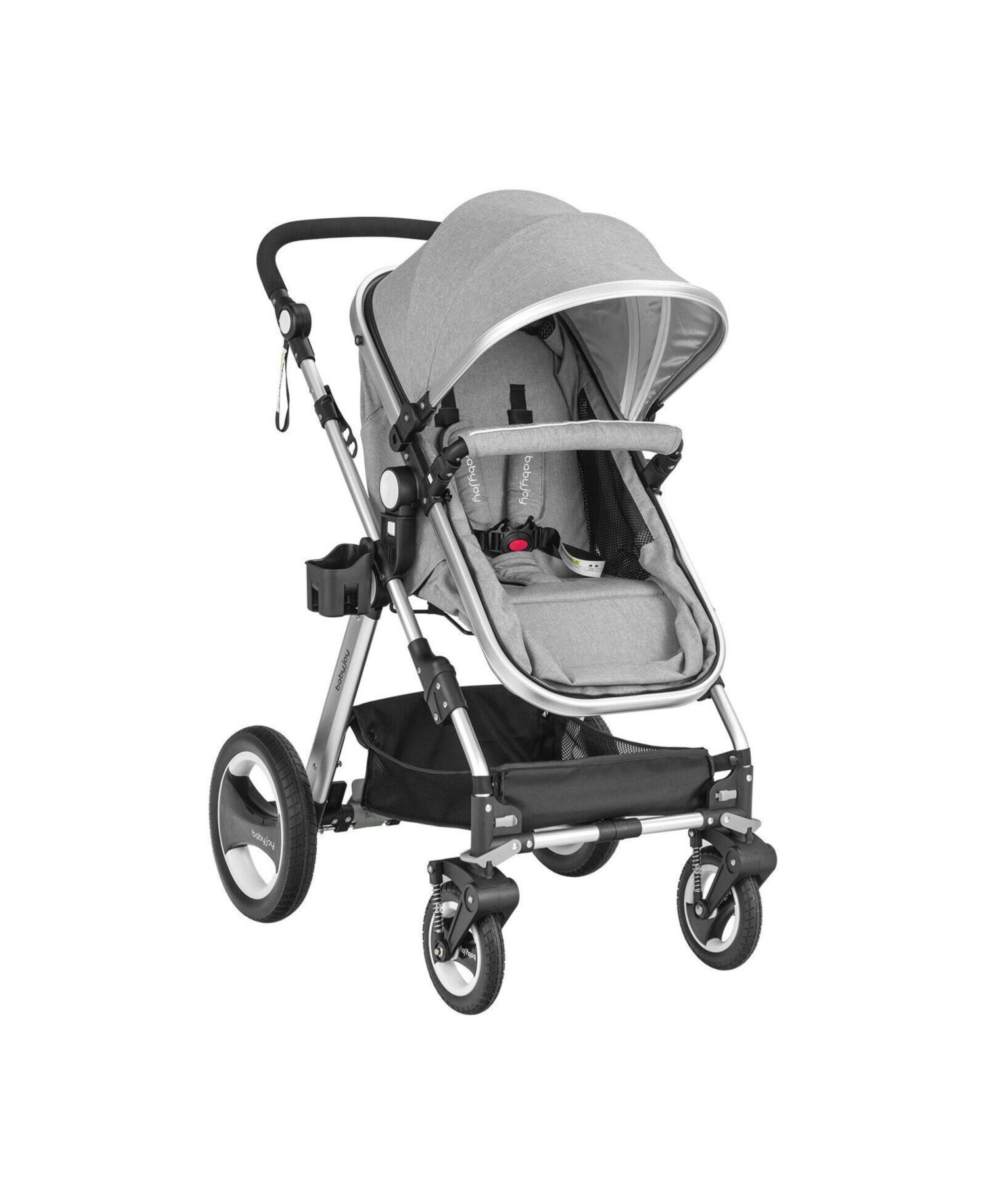 Kids Folding Aluminum Stroller Jogger with Diaper Bag