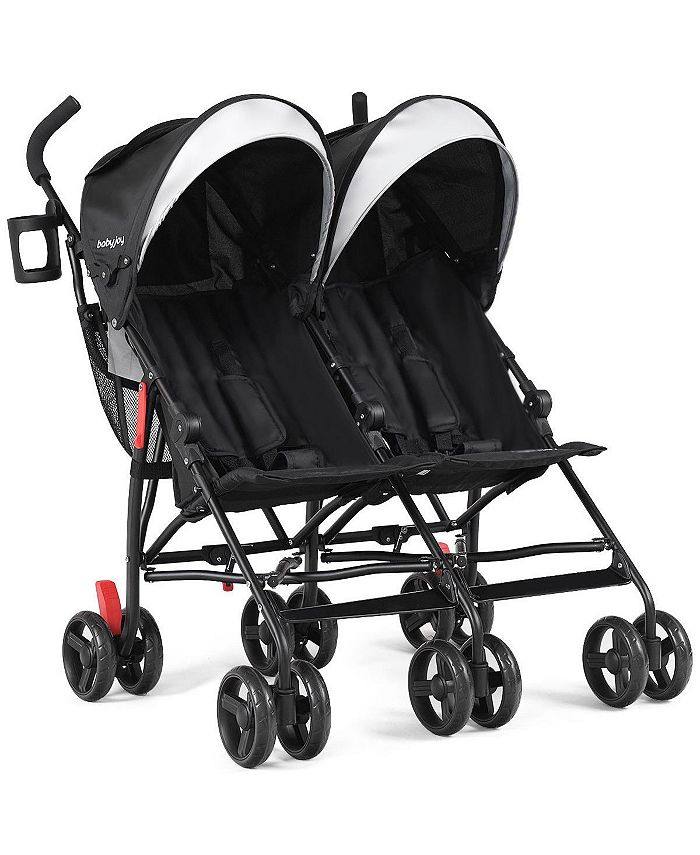 Slickblue Foldable Twin Baby Double Stroller Ultralight Umbrella Kids Stroller Macy's