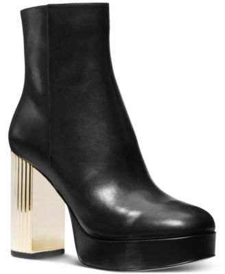 MICHAEL Michael Kors Women s Porter Platform Dress Booties Macy s