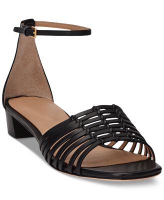 Lauren Ralph Lauren - Women's Fionna Ankle-Strap Flat Sandals