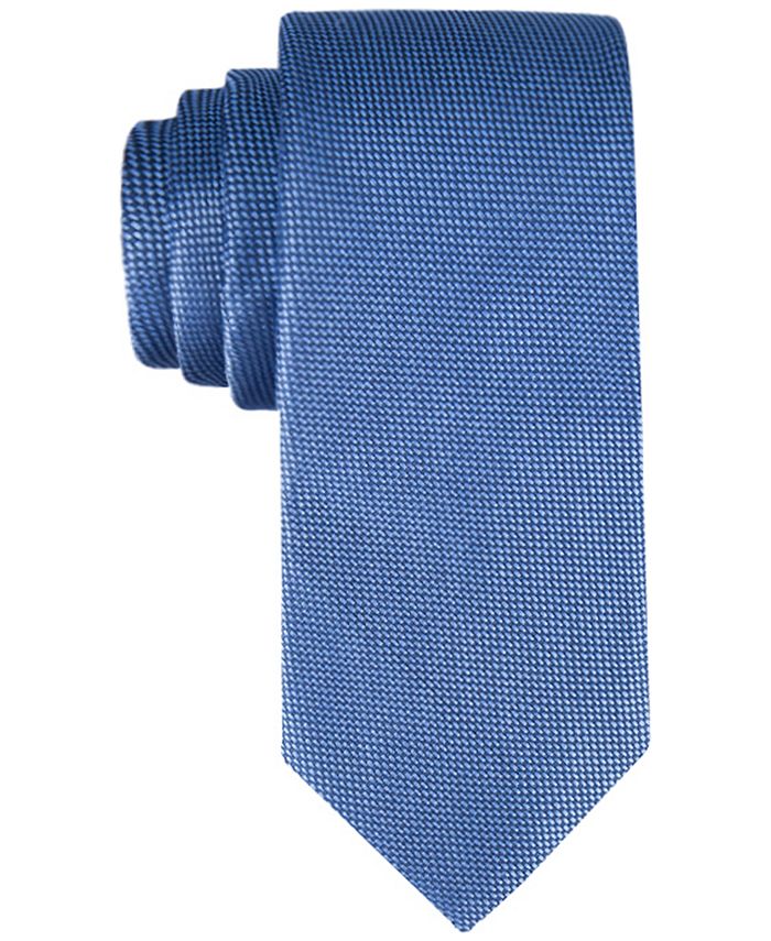 Tommy Hilfiger Men's Basket Weave Solid Tie - Macy's