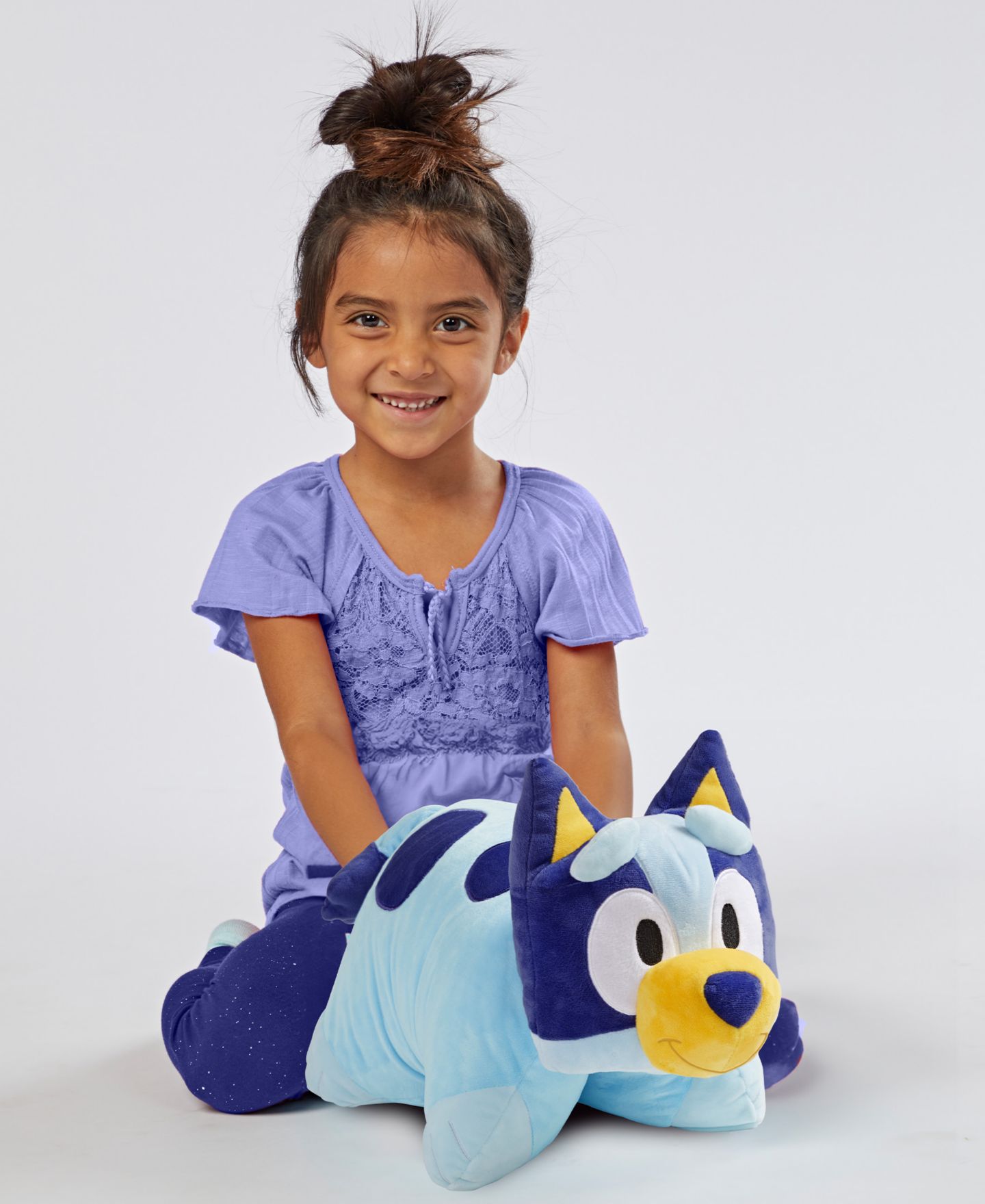 Детская подушка Pillow Pets Bluey 16" Chenille Plush Pillow — фото 3