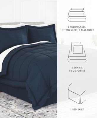 A Beautiful Bedroom 8-Pc. Lightweight Comforter Set, Queen