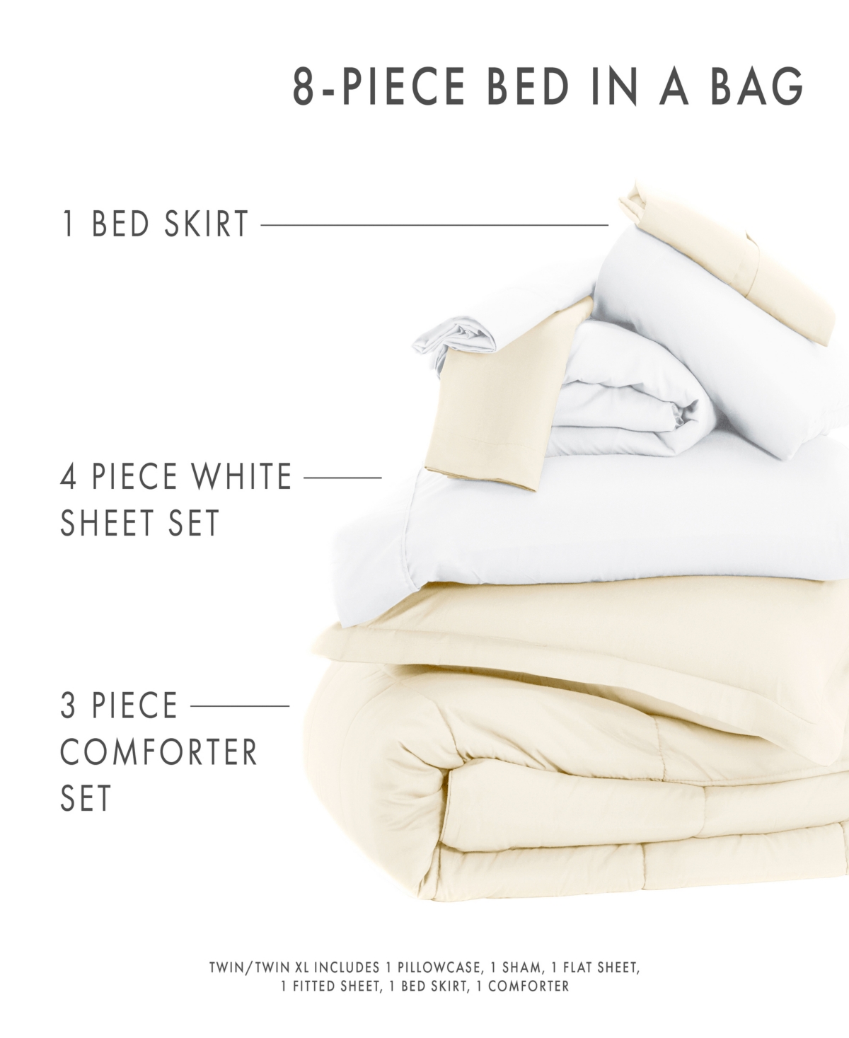 ienjoy Home A Beautiful Bedroom -Pc. Lightweight Comforter Set