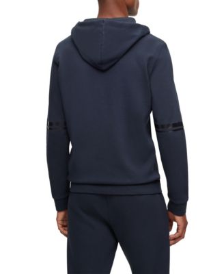 Hugo Boss Men's Logo Detail Zip-Up Hoodie - Macy's