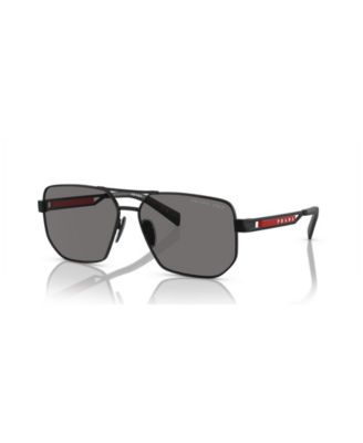 PRADA LINEA ROSSA Men s Polarized Sunglasses PS 51ZS Macy s