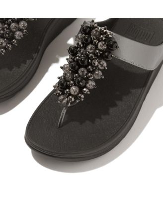 Women's Fino Bauble-Bead Toe-Post Sandals