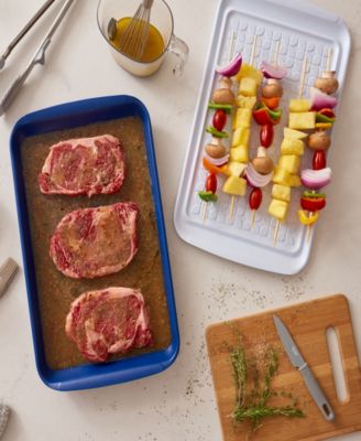 Prep Serve Large Marinade Tray Set