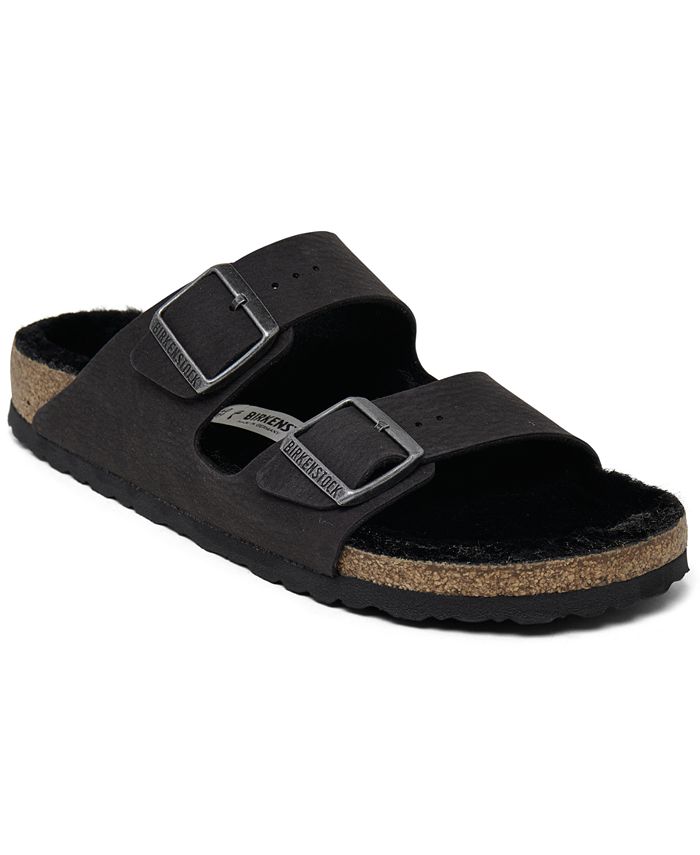 Birkenstock Women s Arizona Shearling Microfiber Sandals from