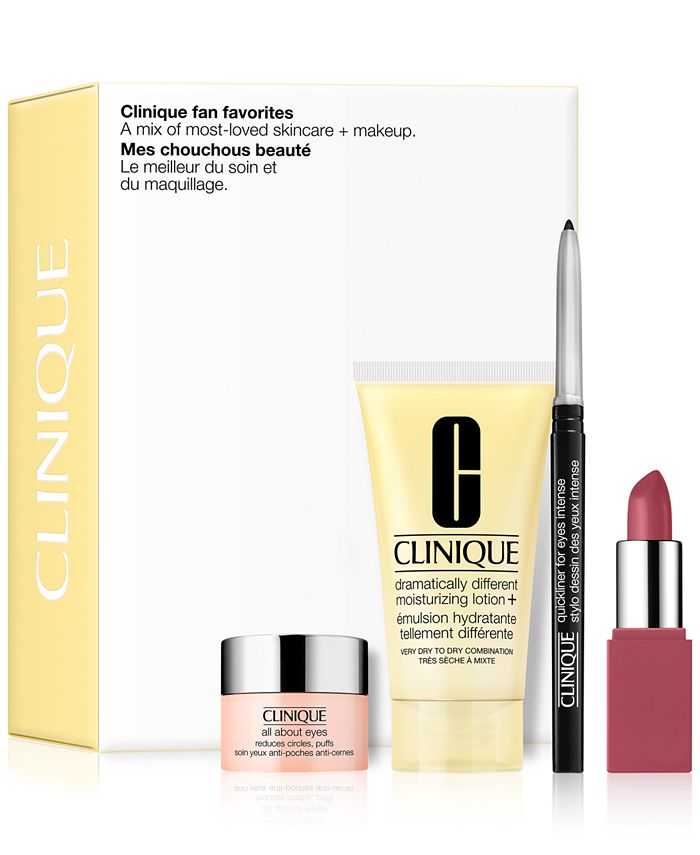 Clinique 4-Pc. Fan Favorites Set - Only $12 with any  purchase (A  $45 value)!