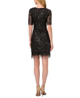 Yalulu Beaded Fringe Trim - 4.5 Yards Purple Heart Glass Bead Ribbon For Crafts & Clothing