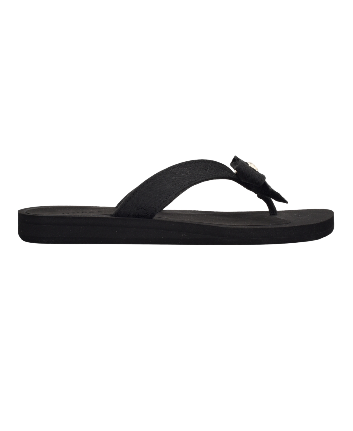 Guess Women's Tutu Eva Fashion Bow Detail Flip Flop Sandals