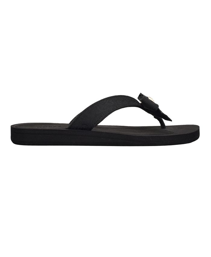 GUESS Women's Tutu Bow Flip Flops Macy's