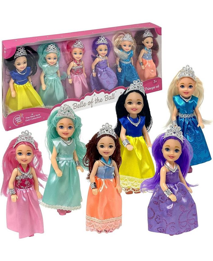 The New York Doll Collection 5.5 Inch Princess Dolls - Macy's
