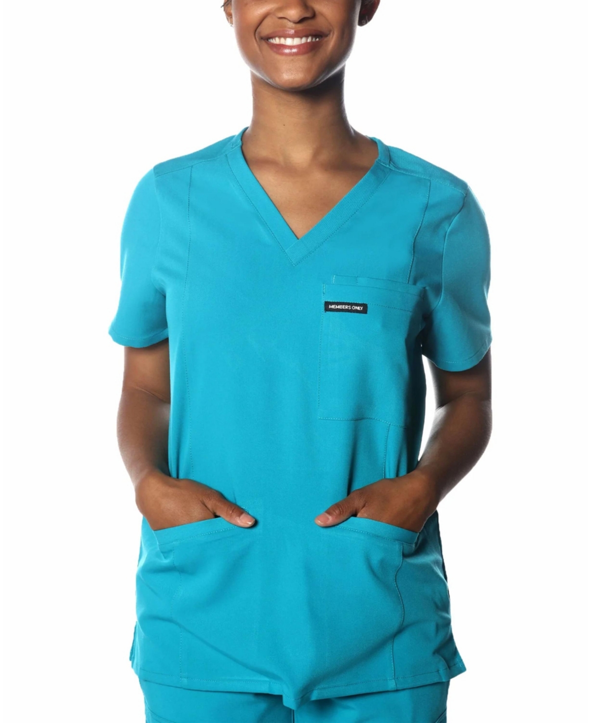 Women's Siena Scrub Top - Navy