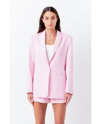 Women's Single-Breasted Blazer