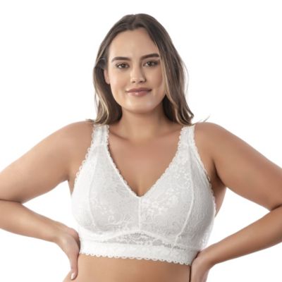 Women's Adriana Wire-Free Lace Bralette, Bare, 30K