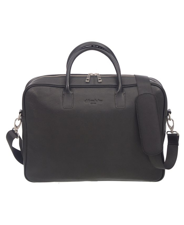 Club Rochelier Top Handle Messenger Leather Briefcase - Macy's