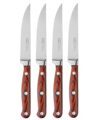 Emojoy Steak Knife Set of 2 Non Serrated Steak Knives Stainless