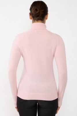 Women's 100% Pure Cashmere Long Sleeve Turtleneck Pullover Sweater