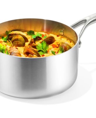 Mira Tri-Ply Stainless Steel 4 Piece Saucepan Set