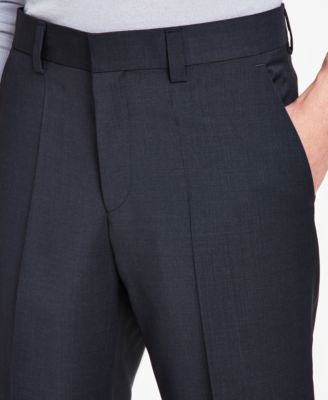 Men's Modern-Fit Wool Suit Pants