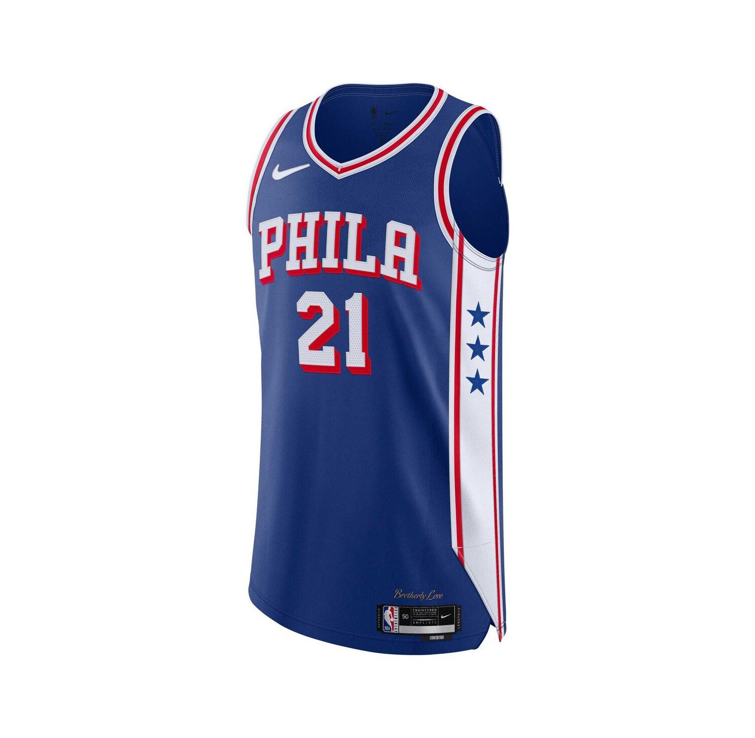 Men's Joel Embiid Royal Philadelphia 76ers Authentic Jersey - Icon Edition