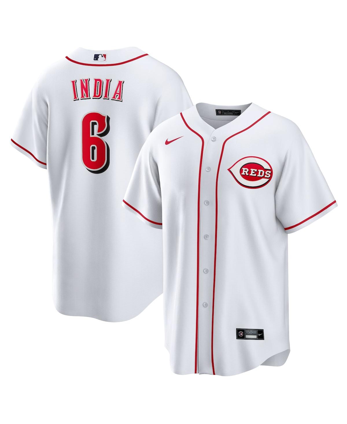 Men's Nike Jonathan IndiaCincinnati Reds Replica Player Jersey - White