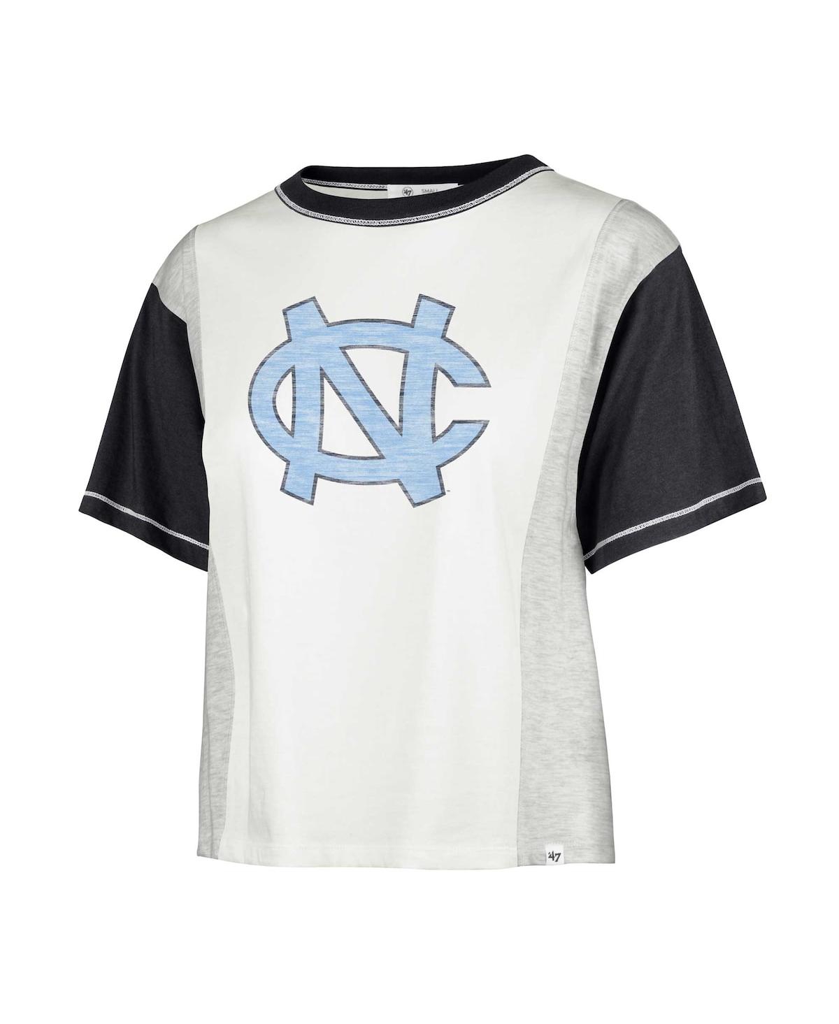 Women's '47 BrandDistressed North Carolina Tar Heels Vault Premier Tilda T-shirt - White