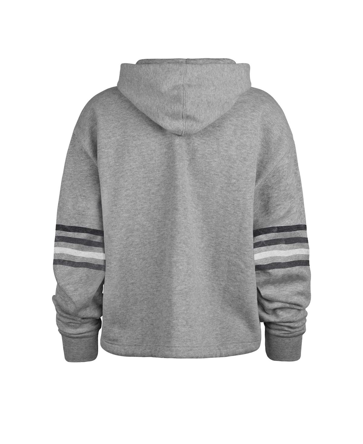 Shop 47 Brand Women's ' Heather Gray Distressed Las Vegas Raiders Upland Bennett Pullover Hoodie