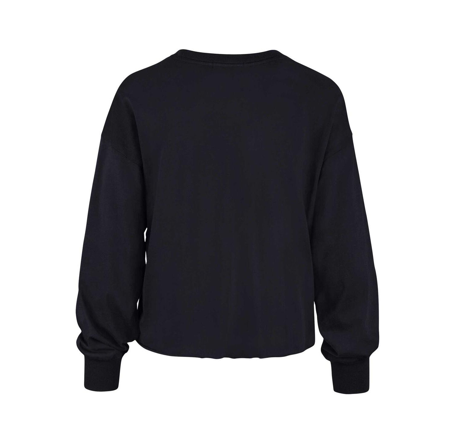 Women's Navy Distressed Auburn Tigers Bottom Line Parkway Long Sleeve T-shirt