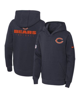 Nike Men's Chicago Bears Sideline Coach Short-Sleeve Jacket - Navy - L Each